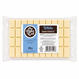 Bake & Eat – White Baking Chocolate – 250 g
